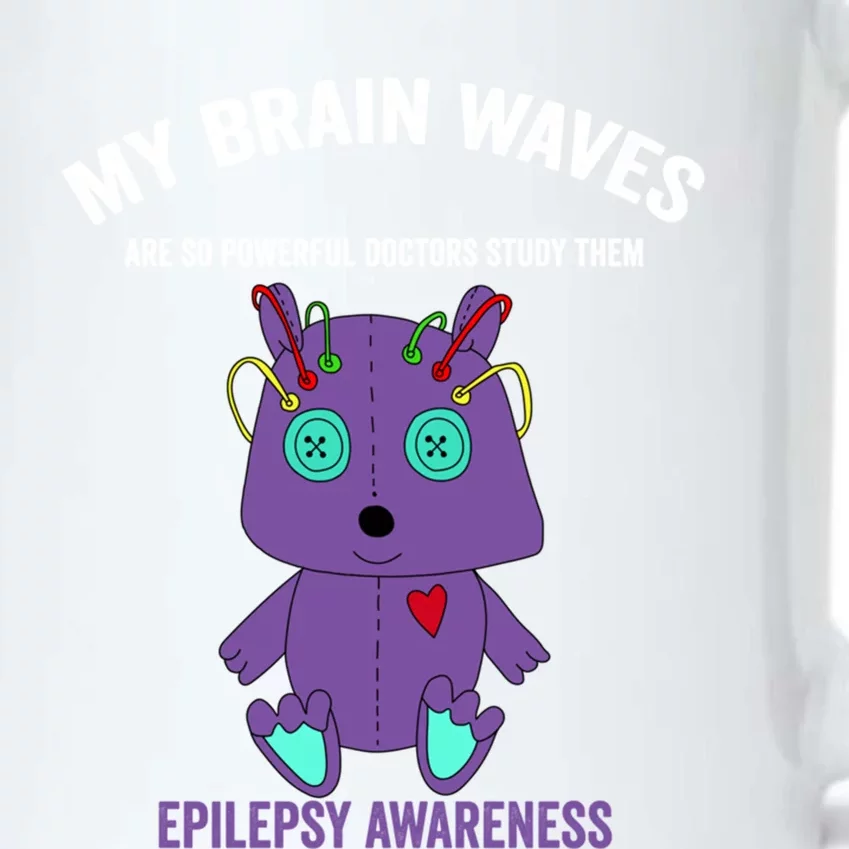 Epilepsy Awareness Purple Ribbon Gift Epilepsy Awareness Month Gift Black Color Changing Mug