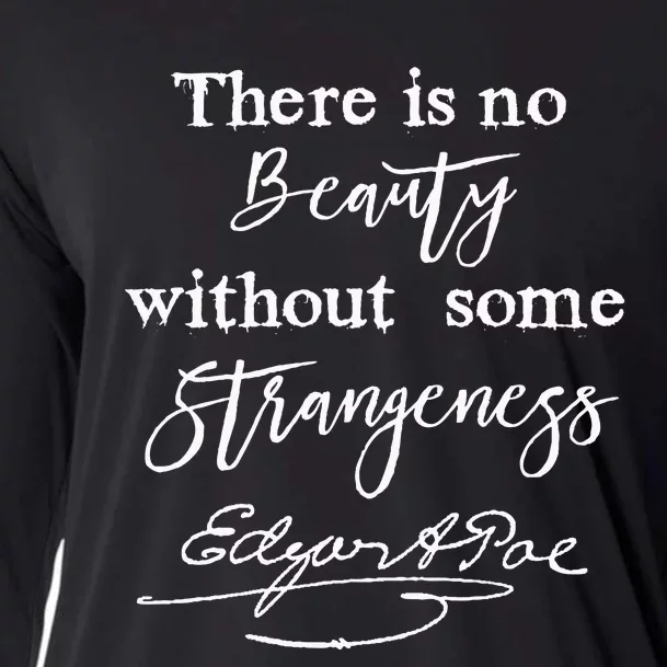 Edgar Allan Poe Writer Art Literary Gifts Gothic Bookworm Cooling Performance Long Sleeve Crew