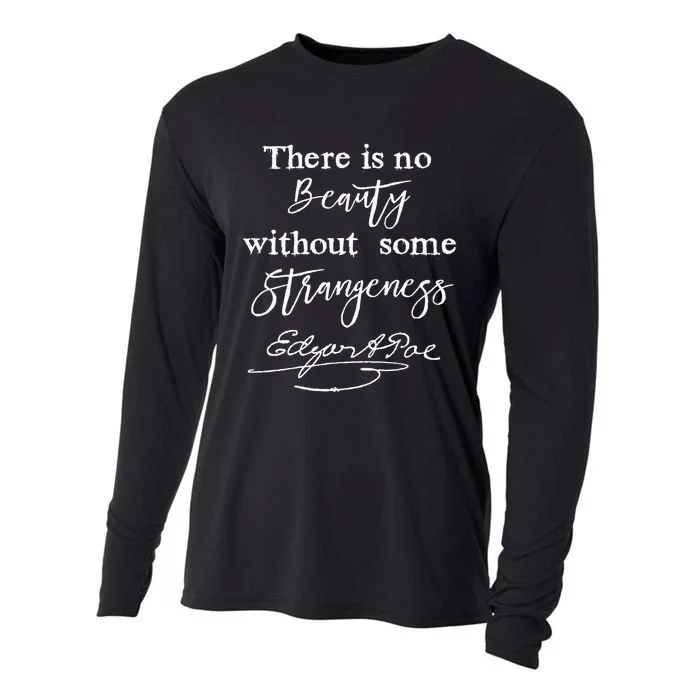 Edgar Allan Poe Writer Art Literary Gifts Gothic Bookworm Cooling Performance Long Sleeve Crew