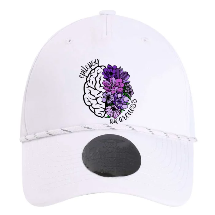 Epilepsy Awareness Purple Brain Flower Performance The Dyno Cap