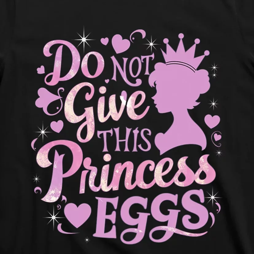 Eggs Allergy Princess Girl Oviallergia Reminder Outfit T-Shirt