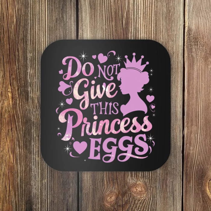 Eggs Allergy Princess Girl Oviallergia Reminder Outfit Coaster