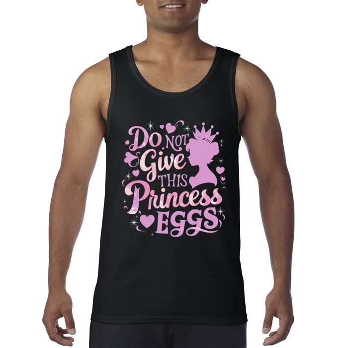 Eggs Allergy Princess Girl Oviallergia Reminder Outfit Tank Top