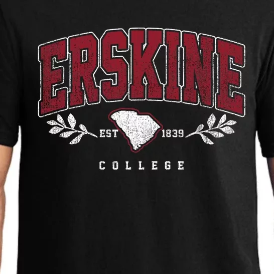 Erskine Arch Retro College Athletic Sports Pajama Set