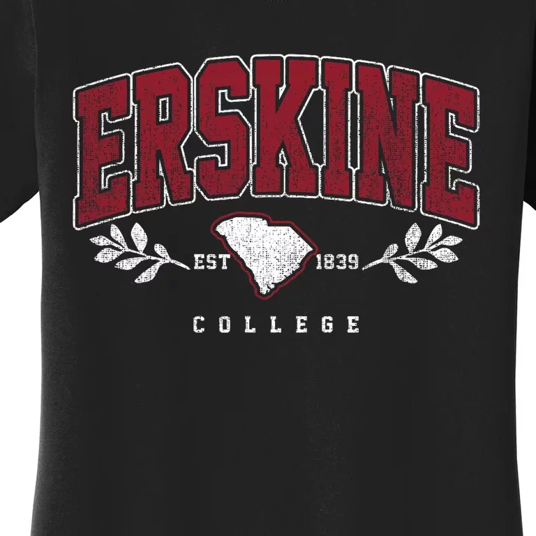 Erskine Arch Retro College Athletic Sports Women's T-Shirt