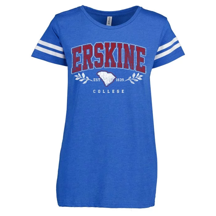 Erskine Arch Retro College Athletic Sports Enza Ladies Jersey Football T-Shirt