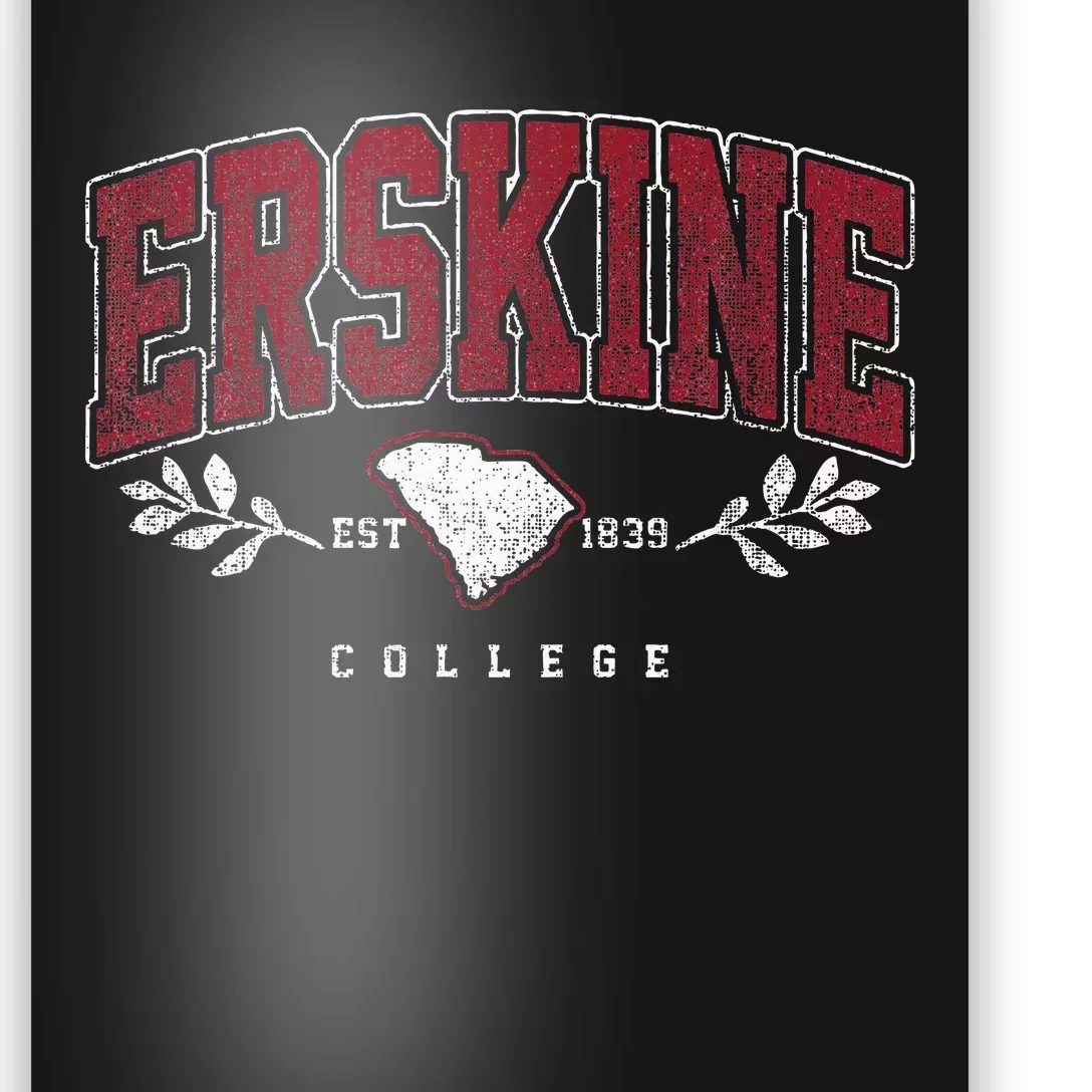 Erskine Arch Retro College Athletic Sports Poster