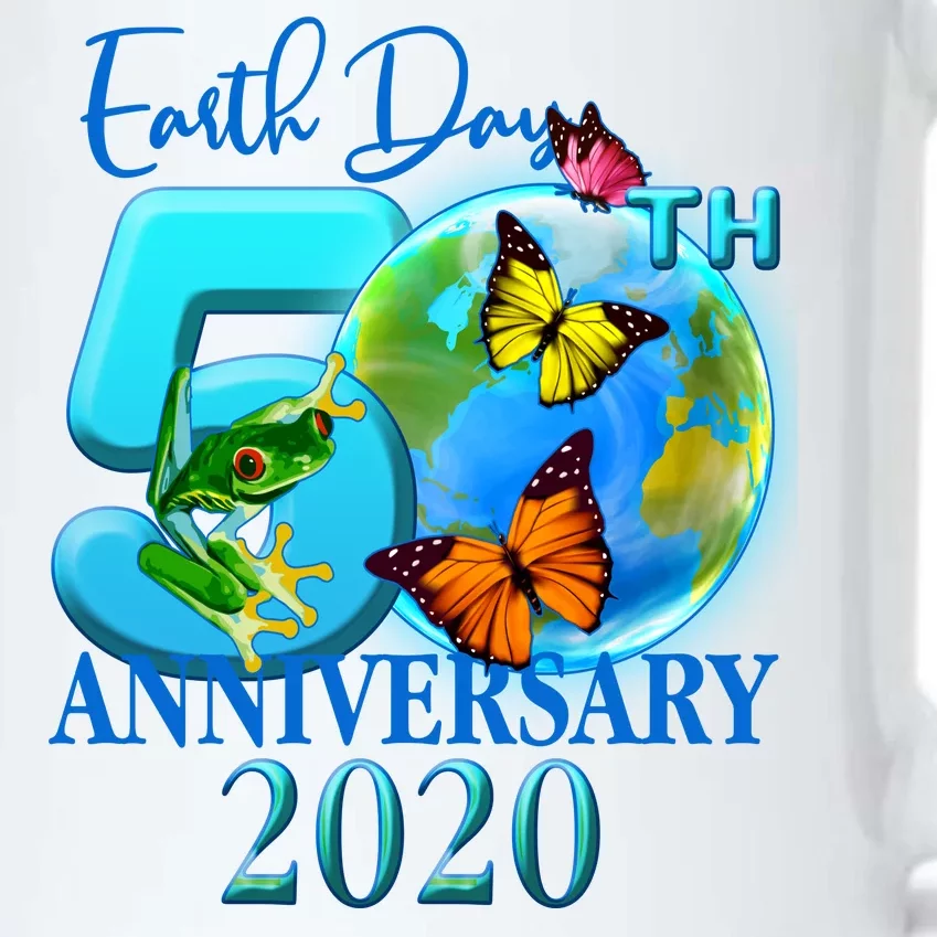 Earth Day 50th Anniversary 2020 Black Color Changing Mug