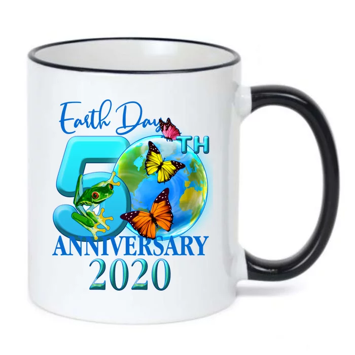 Earth Day 50th Anniversary 2020 Black Color Changing Mug