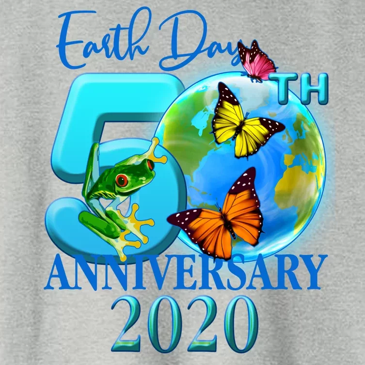 Earth Day 50th Anniversary 2020 Women's Crop Top Tee