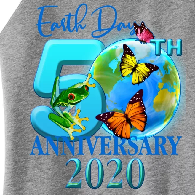 Earth Day 50th Anniversary 2020 Women’s Perfect Tri Rocker Tank