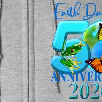 Earth Day 50th Anniversary 2020 Full Zip Hoodie