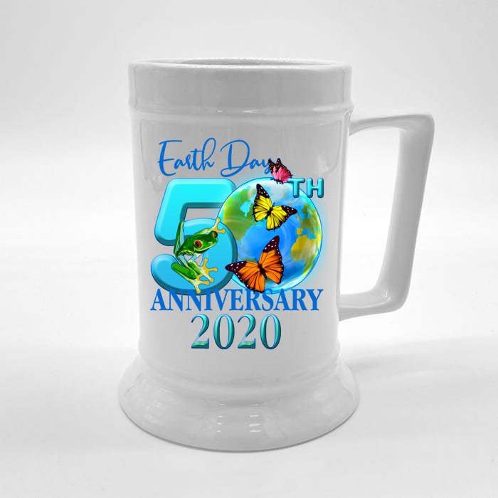 Earth Day 50th Anniversary 2020 Front & Back Beer Stein