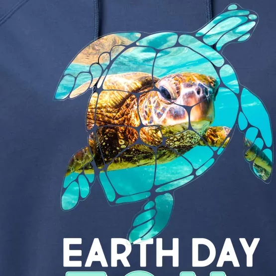 Earth Day 50th Anniversary Turtle Performance Fleece Hoodie