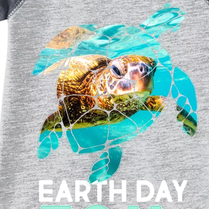 Earth Day 50th Anniversary Turtle Infant Baby Jersey Bodysuit