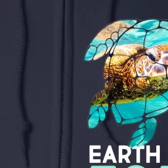 Earth Day 50th Anniversary Turtle Full Zip Hoodie