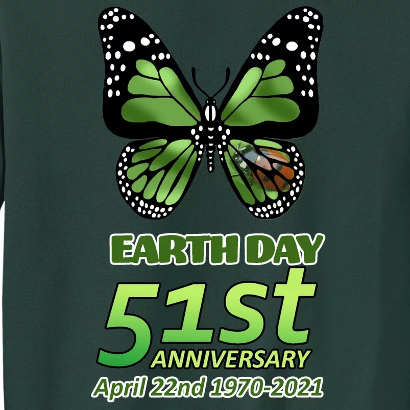 Earth Day 51st Anniversary 2021 Butterfly Sweatshirt