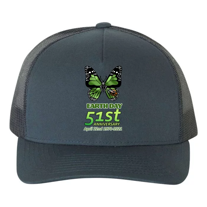 Earth Day 51st Anniversary 2021 Butterfly Yupoong Adult 5-Panel Trucker Hat