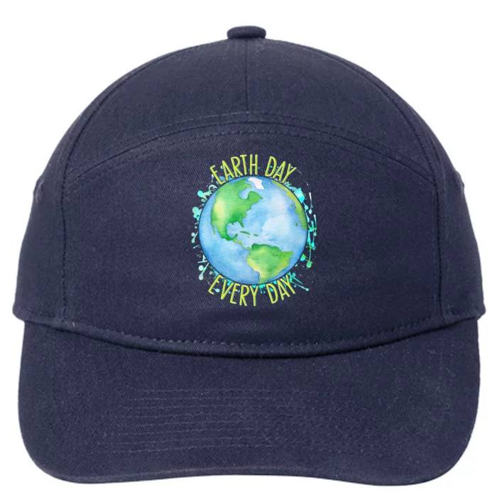 Earth Day Every Day 7-Panel Snapback Hat