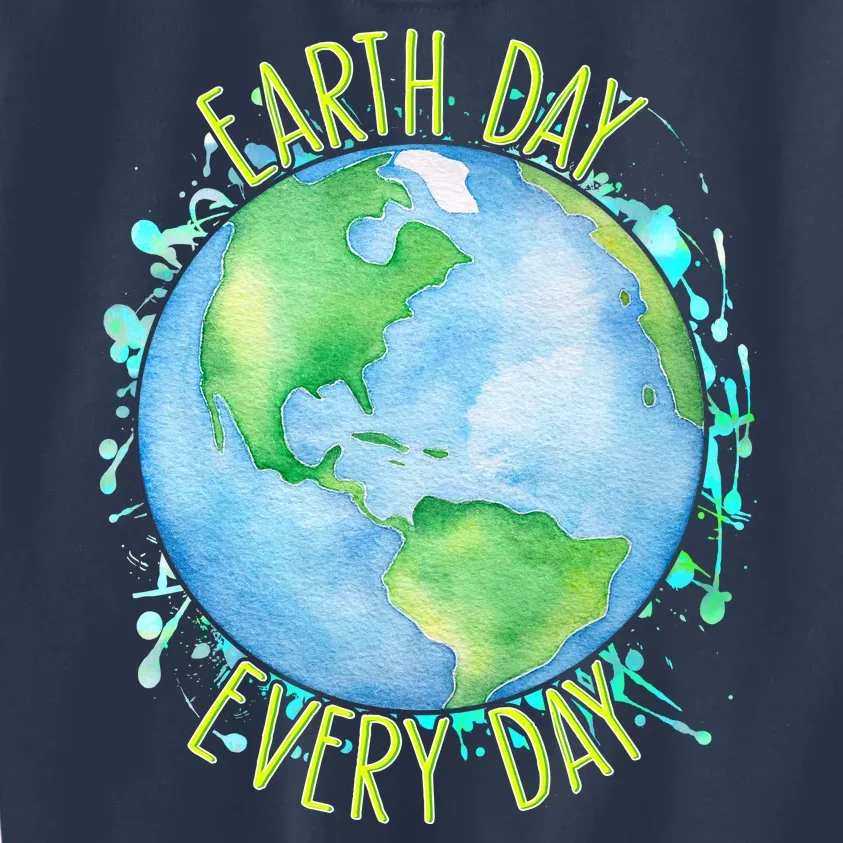 Earth Day Every Day Kids Sweatshirt