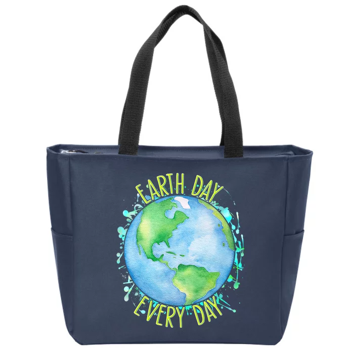 Earth Day Every Day Zip Tote Bag