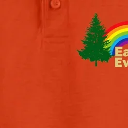 Earth Day Every Day Rainbow Dry Zone Grid Performance Polo