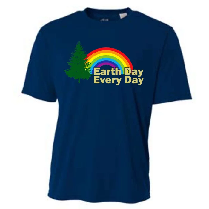 Earth Day Every Day Rainbow Cooling Performance Crew T-Shirt