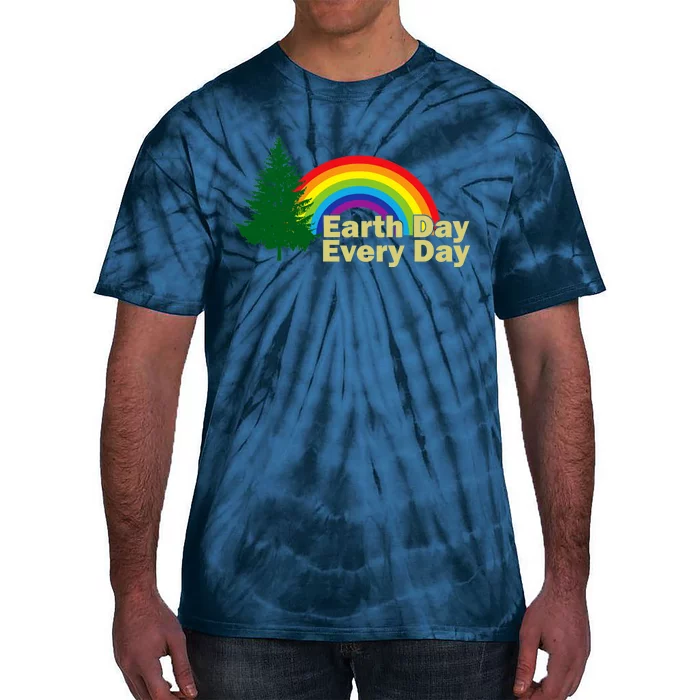 Earth Day Every Day Rainbow Tie-Dye T-Shirt