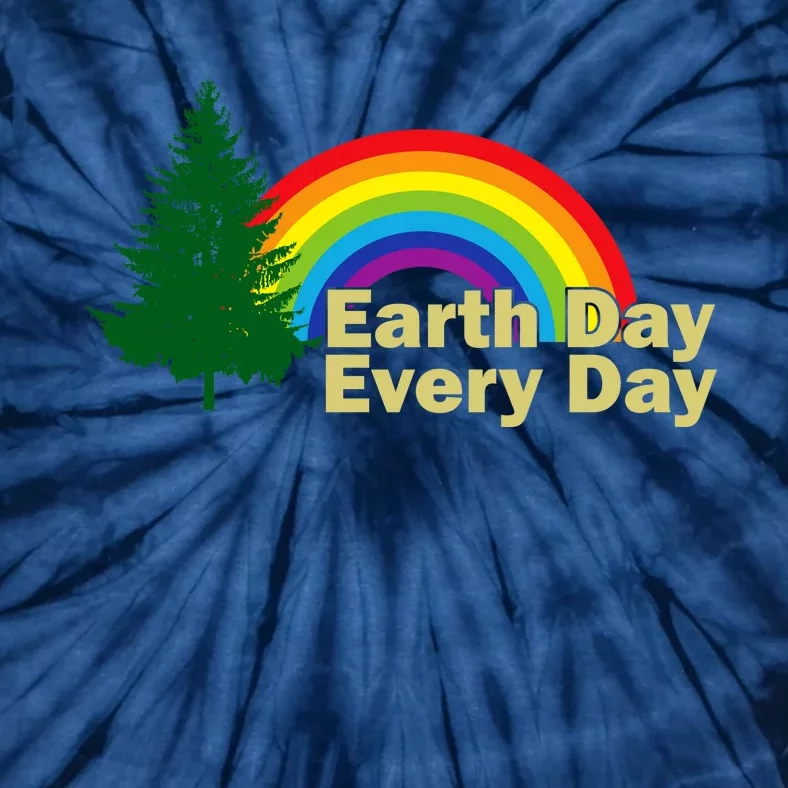 Earth Day Every Day Rainbow Tie-Dye T-Shirt