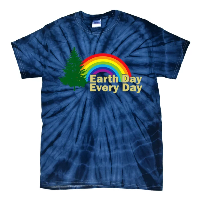 Earth Day Every Day Rainbow Tie-Dye T-Shirt