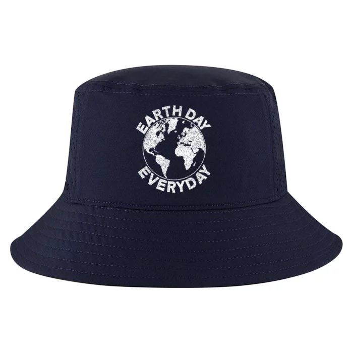 Earth Day Everyday Earth Distressed Cool Comfort Performance Bucket Hat