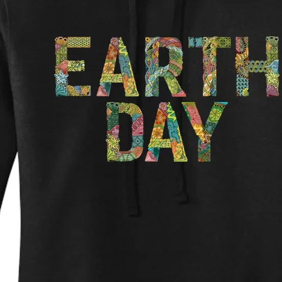 Earth Day Logo Women's Pullover Hoodie