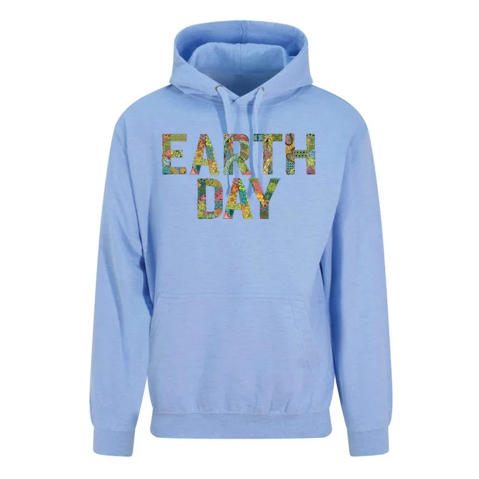 Earth Day Logo Unisex Surf Hoodie