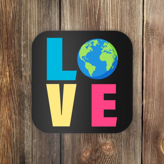 Earth Day Love Coaster