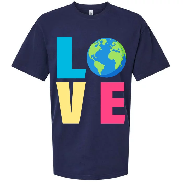 Earth Day Love Sueded Cloud Jersey T-Shirt