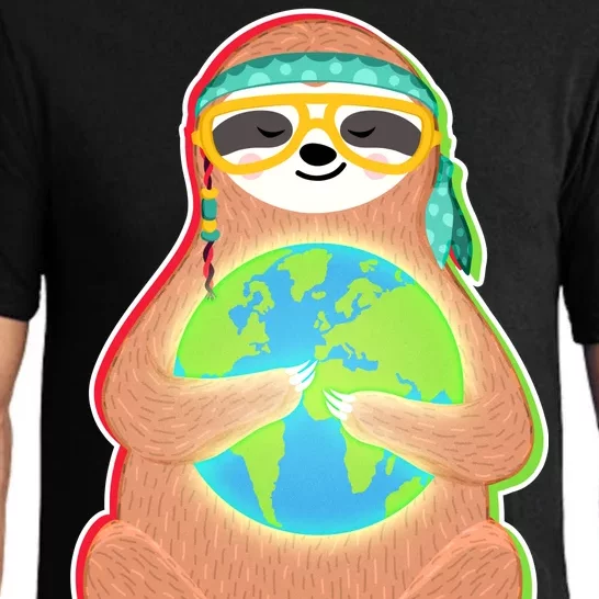 Earth Day Sloth Pajama Set