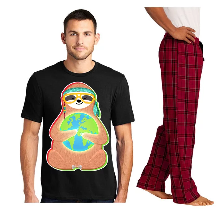 Earth Day Sloth Pajama Set