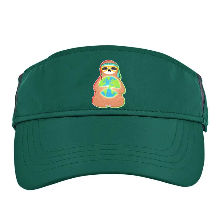 Earth Day Sloth Adult Drive Performance Visor