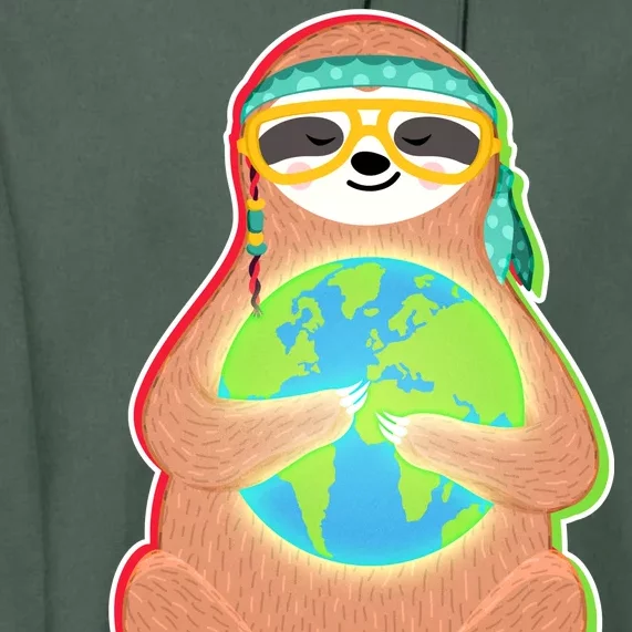 Earth Day Sloth Premium Hoodie