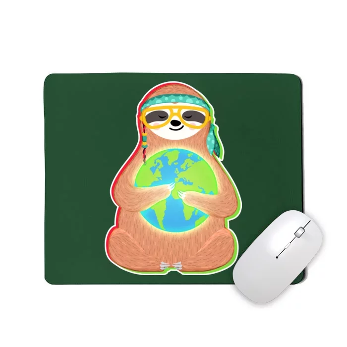 Earth Day Sloth Mousepad