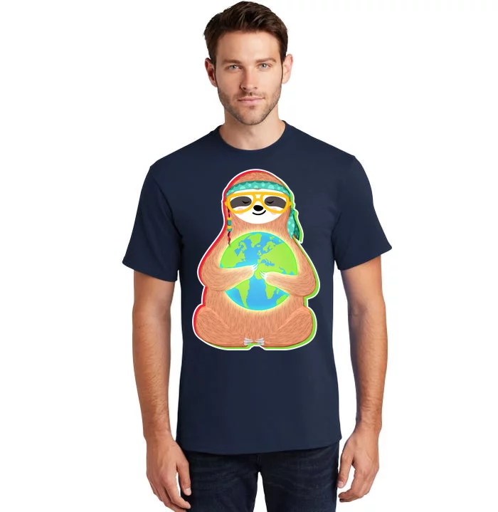 Earth Day Sloth Tall T-Shirt