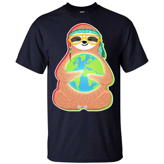 Earth Day Sloth Tall T-Shirt