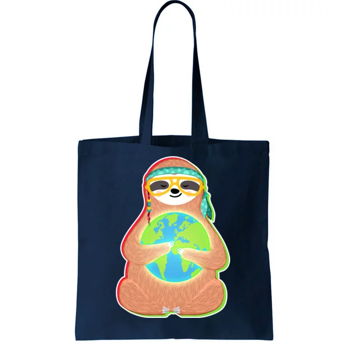 Earth Day Sloth Tote Bag