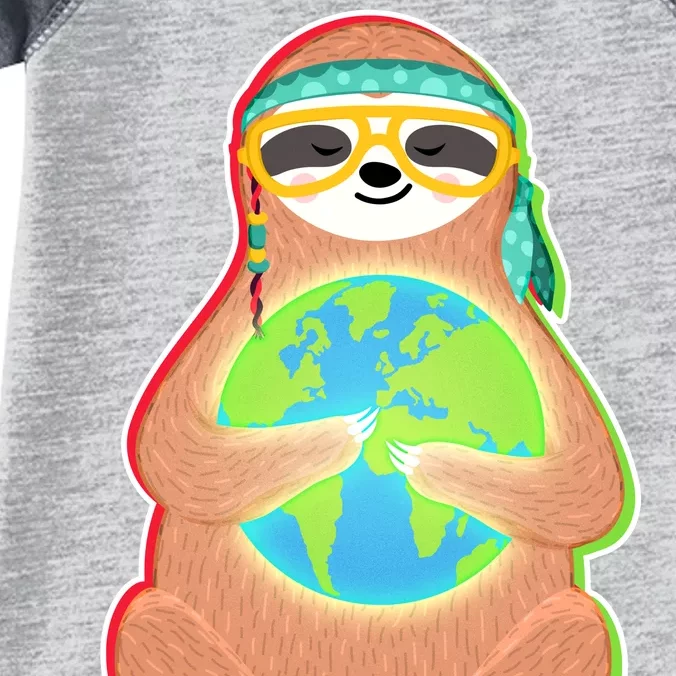 Earth Day Sloth Infant Baby Jersey Bodysuit