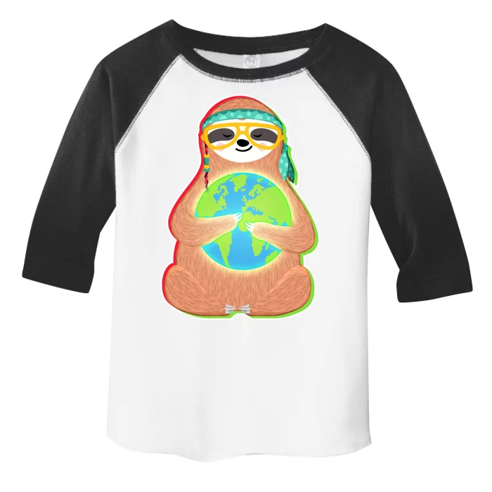 Earth Day Sloth Toddler Fine Jersey T-Shirt