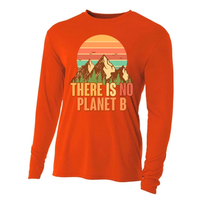 Earth Day There Is No Planet B Cooling Performance Long Sleeve Crew