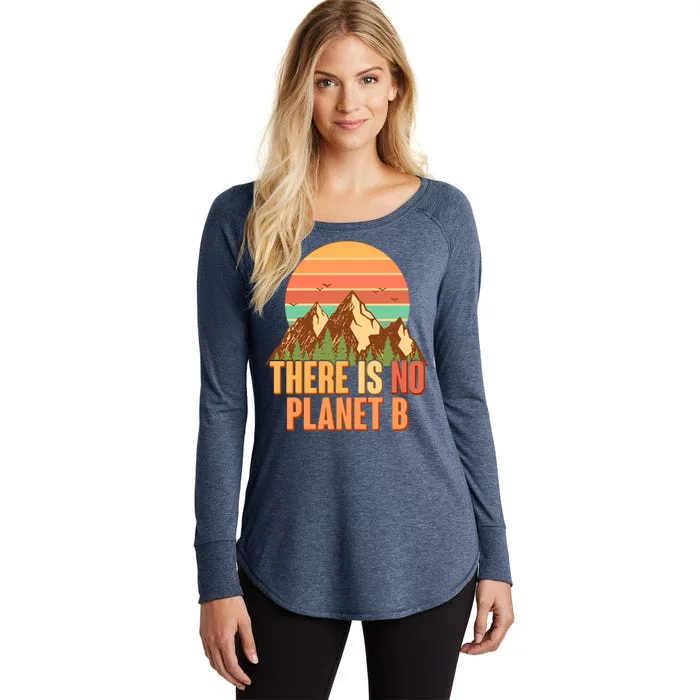 Earth Day There Is No Planet B Women's Perfect Tri Tunic Long Sleeve Shirt