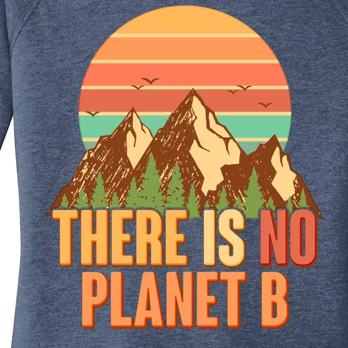 Earth Day There Is No Planet B Women's Perfect Tri Tunic Long Sleeve Shirt