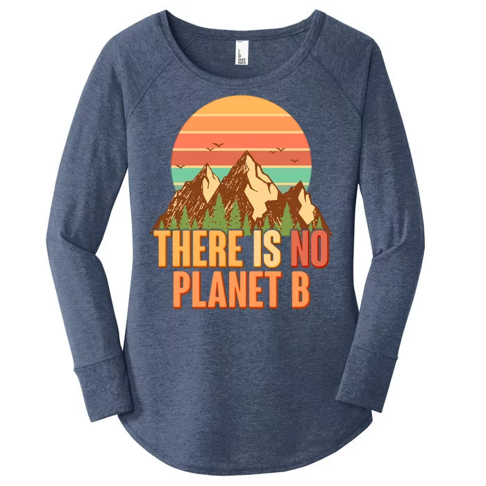 Earth Day There Is No Planet B Women's Perfect Tri Tunic Long Sleeve Shirt