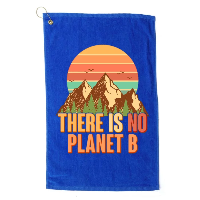 Earth Day There Is No Planet B Platinum Collection Golf Towel